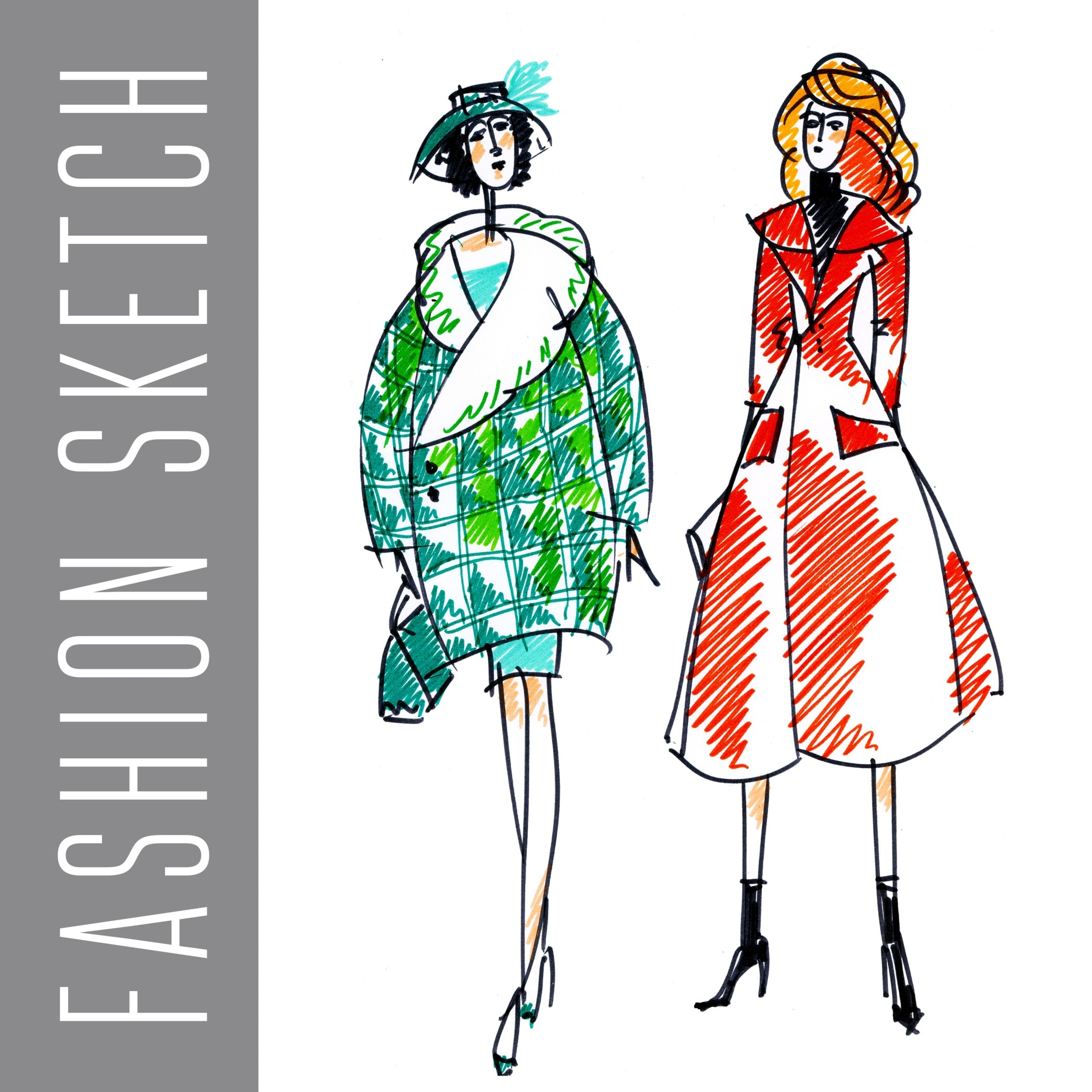 Explore Fashion Illustration Techniques and Styles with 7 Inspiring Examples